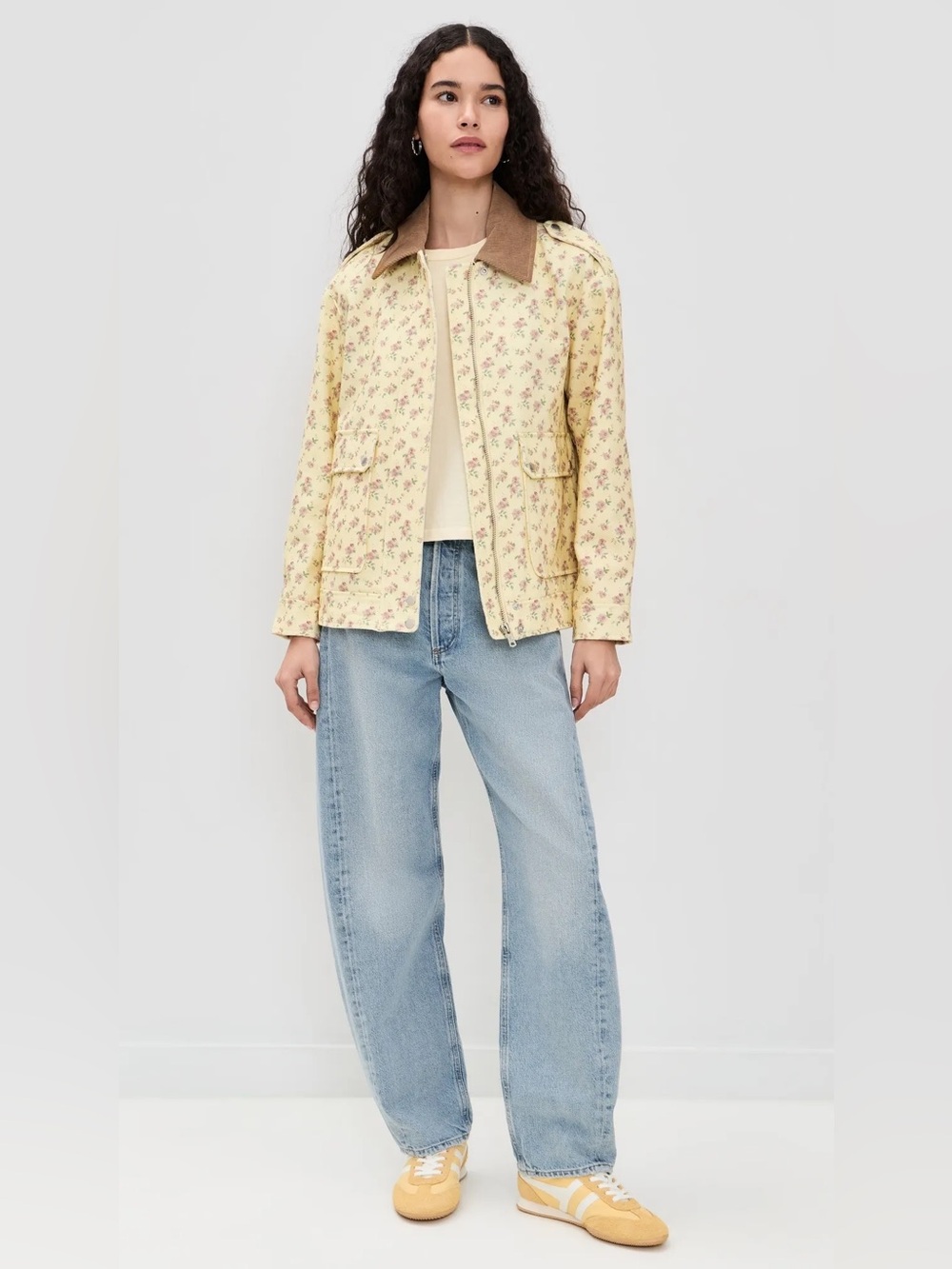 NWT Size M - Avec Les Filles Floral Utility Jacket 100% Cotton (NWT US$ 158) - Picture 4 of 16